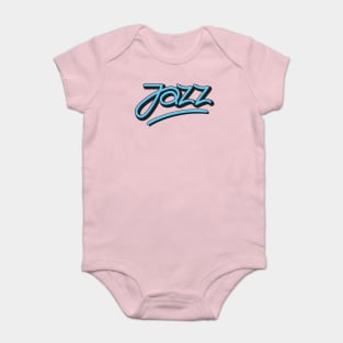 Jazz Logotype Signature Style Baby Bodysuit